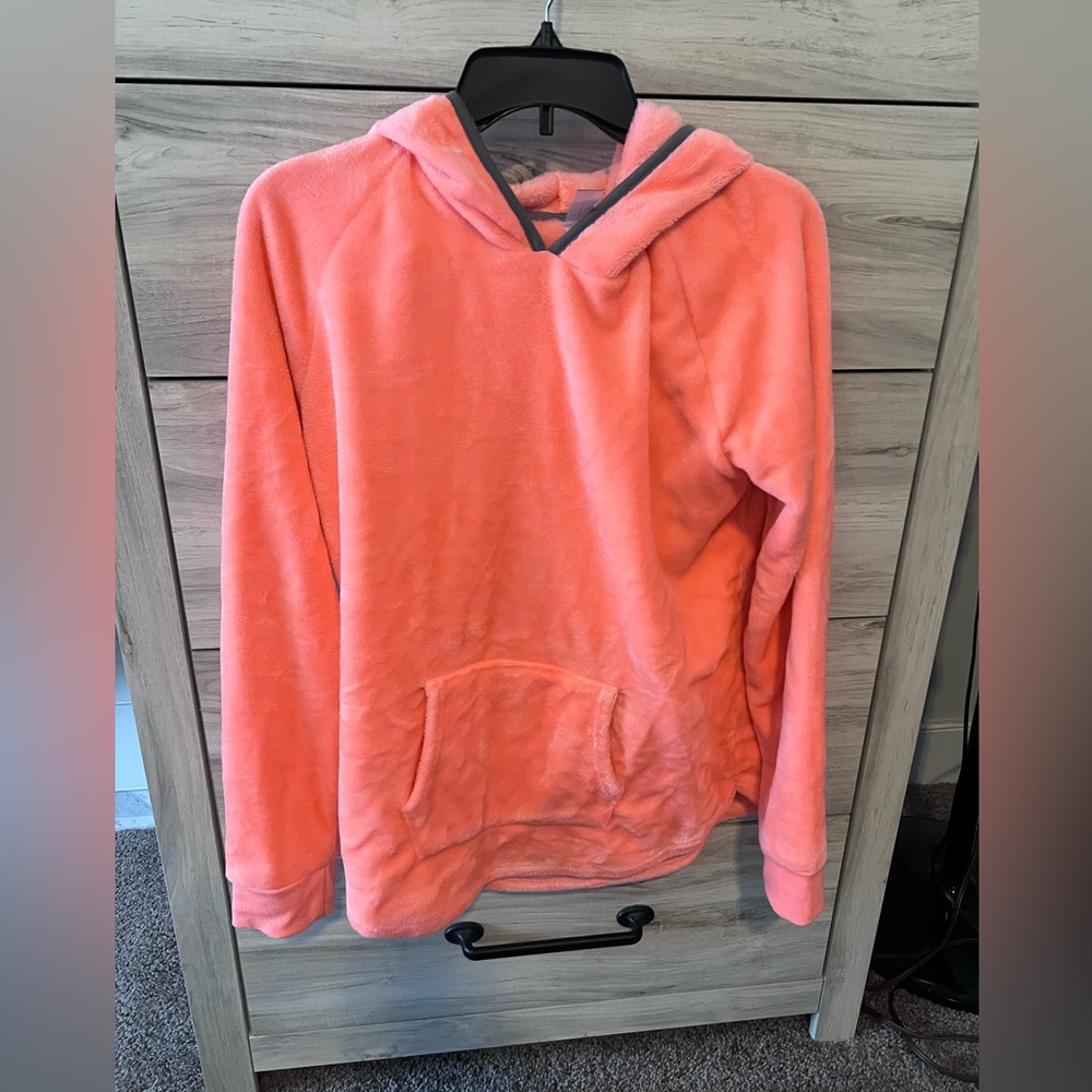 No Boundaries Girl's Peach Hoodie Sweater
